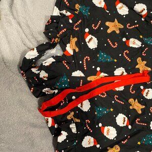 girls Christmas PJ shorts